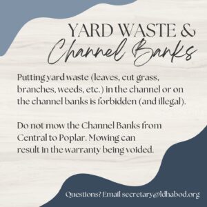 Read more about the article Yard Waste & Channel Banks